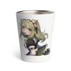 もけもけモンモンのバイソンの女の子　ヴァネッサ Thermo Tumbler