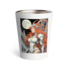 PiNK+18COMiCSのSTeAMPuNK+MeCHAGiRL Thermo Tumbler