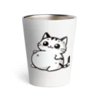 ゆるねこshopのお腹のでてる猫20 Thermo Tumbler