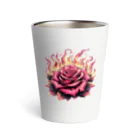 悪魔キャンディの「炎の中の薔薇」 Thermo Tumbler