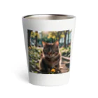 AI Design Labの旅する猫 Thermo Tumbler