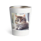 harumama04の子猫のキャラクターグッズです。 Thermo Tumbler