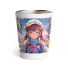 そこら辺の田中の春の冒険する女の子 Thermo Tumbler