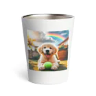 アニマルペイントの犬のグッズ Thermo Tumbler