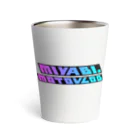 MIYABIのショップの1stAnniv.ロゴ(グラデブラック) Thermo Tumbler