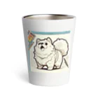 caa11052の絵を描きたいワンチャン Thermo Tumbler