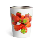 atelier_lapislazuliのいちごがいっぱい🍓 Thermo Tumbler