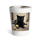 LittleHorseの遊ぶ猫 Thermo Tumbler