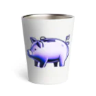 NaROOMの幸せのブタさん🐖💗 -アメジスト Thermo Tumbler