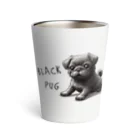 ブヒーズのBLACK　PUG Thermo Tumbler