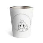 すやすや倶楽部のねこチ乗せバランスゲーム Thermo Tumbler