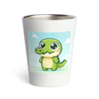 crocodileのクロコくん Thermo Tumbler