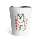 チャリ🚲ラブーの秋田犬　ラッキー Thermo Tumbler