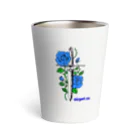 micyorina shopのmicyorina logo 『Blue』 Thermo Tumbler