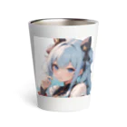 hazukimikanのあおにゃん Thermo Tumbler