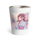 yukatagirlsの「あの人、まだかなあ？」 Thermo Tumbler