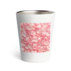 オンラインショップイエローリーフの桃色の花びら綺麗 Thermo Tumbler