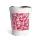 オンラインショップイエローリーフのピンクの花　桜　綺麗 Thermo Tumbler