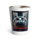 NaturalCanvasのhippo  * Global water crisis Thermo Tumbler