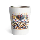 チェリモヤのねこコーラス 13 Thermo Tumbler