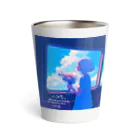 花束娘のA Girl and Flowers on the Journey Thermo Tumbler