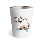 猫彩雑貨店-mao-のへそ天　まおまお Thermo Tumbler