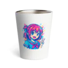 alwayschigeの「ネオンヒロイン・エクスプレス」 Thermo Tumbler