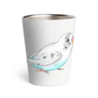 Lily bird（リリーバード）のセキセイインコのピーコちゃん Thermo Tumbler