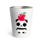 イラスト MONYAAT のパンダ！ズレぱんだちゃんのリンゴ食べたの誰？　 Thermo Tumbler