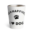 onehappinessのI LOVE DOG　ONEHAPPINESS Thermo Tumbler