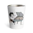 ほっかむねこ屋（アトリエほっかむ）のピアノねこ Thermo Tumbler