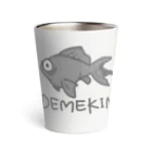 千月らじおのよるにっきのDEMEKIN(黒) Thermo Tumbler