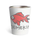 千月らじおのよるにっきのDEMEKIN(赤) Thermo Tumbler