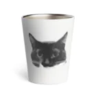 SHOP_KEMURIの白黒猫シリーズ サーモタンブラー