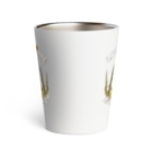“すずめのおみせ” SUZURI店のおにぎりと飲んでください Thermo Tumbler