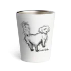 ui.のGolden Retriever Thermo Tumbler