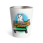 犬グッズの店しえるぶるーの柴犬 in ショッピングカート Thermo Tumbler