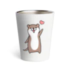 お歯黒🦊のカワウソ【海のシリーズ】 Thermo Tumbler