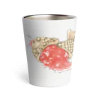 ちゃたろうのお店。のかき氷たいやきくん（苺） Thermo Tumbler