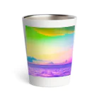 NEON LIGHT STARSのブドウメローイエロー Thermo Tumbler