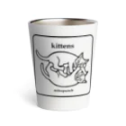 mikepunchのkittens あそぶ子猫さん Thermo Tumbler