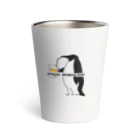 karaagekaraageのpenguin drinking beer Thermo Tumbler