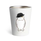 amyu-k フクロウセンターのボーラーハットシロフクロウ Thermo Tumbler