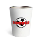 happy_25chanのサッカーボール柄（レッド） Thermo Tumbler