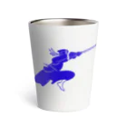 伊勢守 isenokami  剣道 x 日常  kendo inspired.のLife with Kendo (men blue) Thermo Tumbler