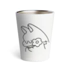 里 (sato)のsimple line いぬ Thermo Tumbler