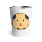 モルモットのミマモル隊のブラウン コロちゃん Thermo Tumbler