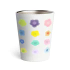 inko andのcute flowers Thermo Tumbler