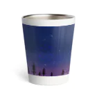 石丸沙織の濃紺と紫の星空 Thermo Tumbler