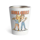 nidan-illustrationの"grill girls" Thermo Tumbler